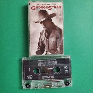 George Strait Ten Strait Hits Cassette 1988 MCA